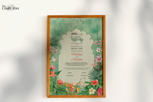 Nikkah Certificate