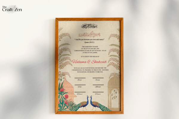 Nikkah Certificate