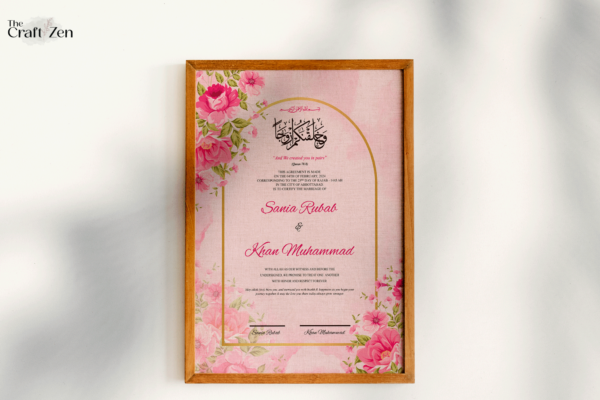 Nikkah Certificate