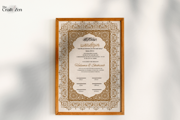 Nikkah Certificate