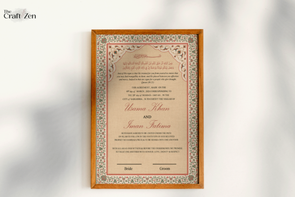 Nikkah Certificate