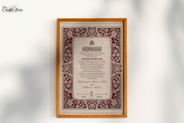 Nikkah Certificate