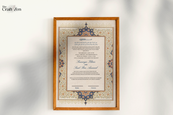 Nikkah Certificate