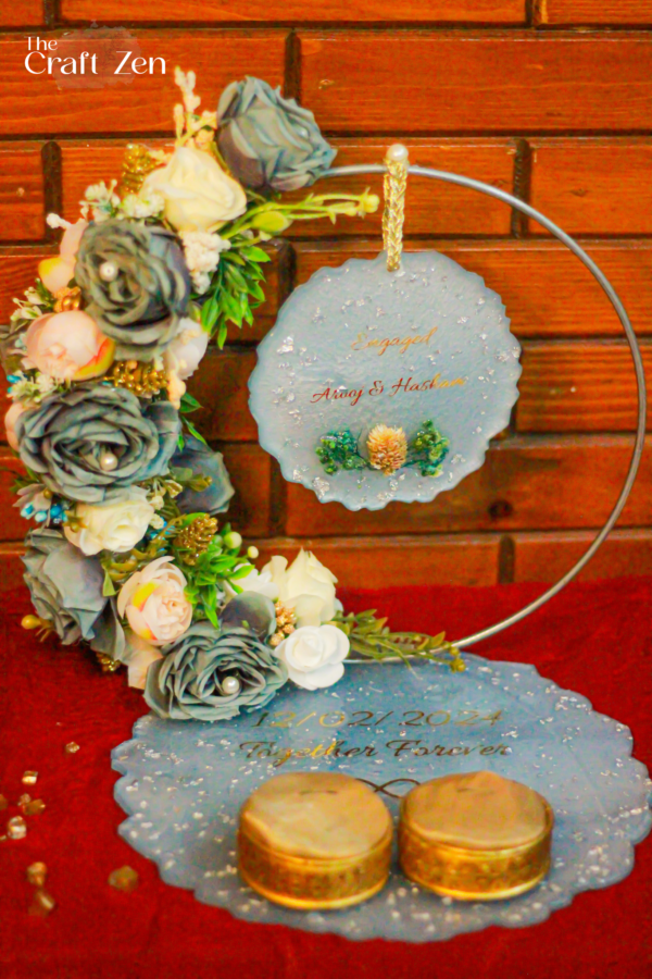 Enchanted Garden Wedding Resin Tray / Plaque