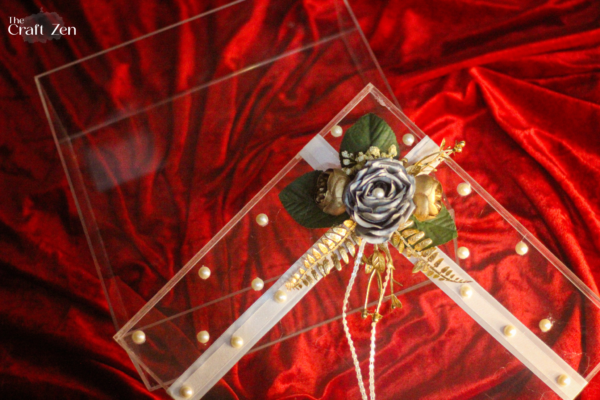 Floral Elegance Acrylic Gift Box - Image 2